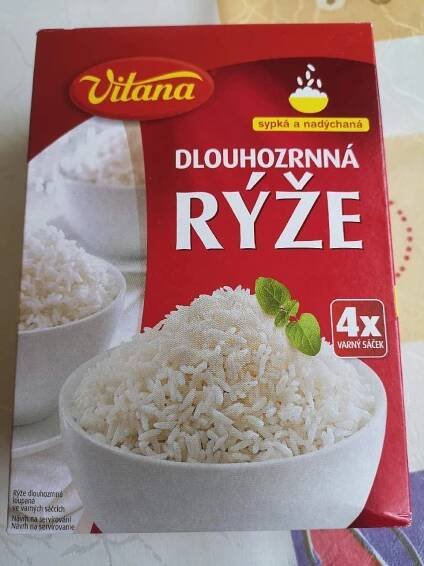 Podrobné informace o potravině Rýže dlouhozrnná