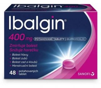 Ibalgin 400 mg 48 potahovaných tablet