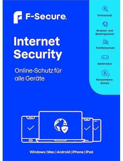Software F-Secure Internet Security pro všechna zařízení, 3 zařízení… | DATART