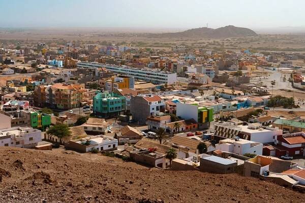 Espargos, the capital city of Sal