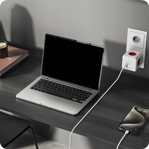 Cubenest PowerCube Original USB A+C PD 20 W šedá