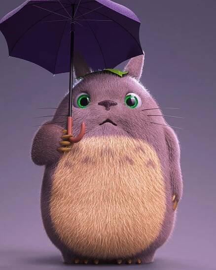 Ilustrace Totoro
