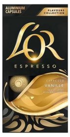 L'OR Espresso Vanille Hliníkové Kapsle do Nespresso® 10ks ⇒ 89 Kč - Kávové kapsle L'OR do Nespresso®