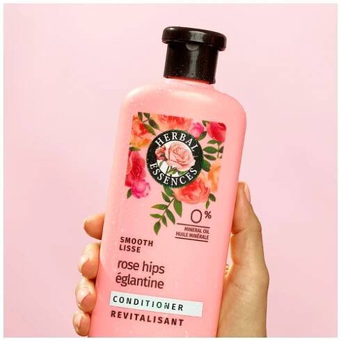 Bottle of Herbal Essences conditioner