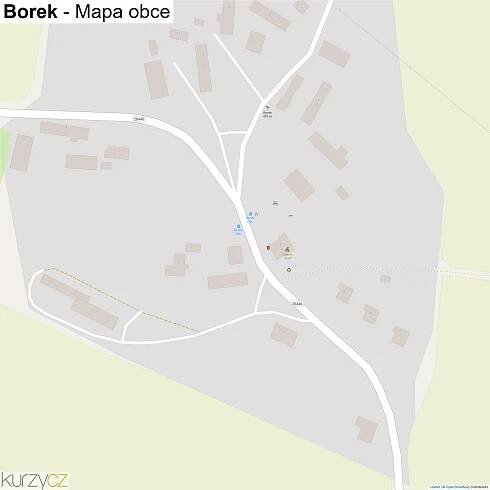 Borek - mapy | Kurzy.cz