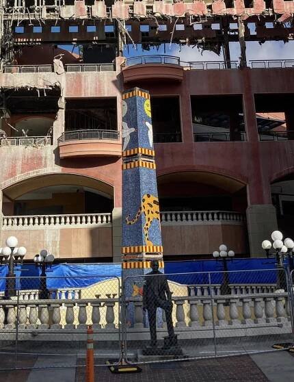 Joan Brown’s Obelisk, 1985, Horton Plaza, San Diego
