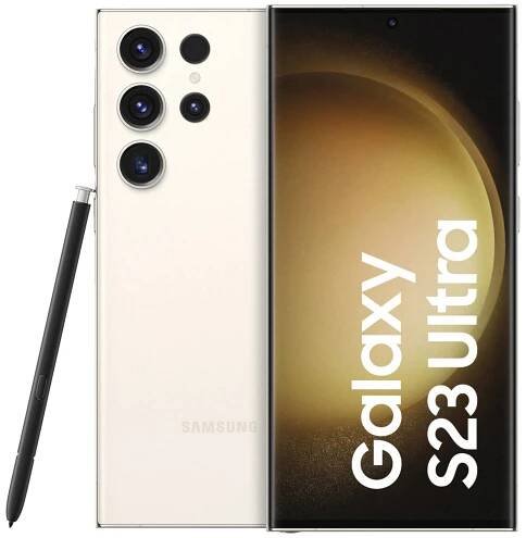 Samsung Galaxy S23 Ultra 5G smartphone 256 GB 17.3 cm (6.8 palec) krémová AndroidTM 13 dual SIM