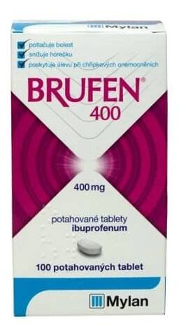 BRUFEN 400 400MG potahované tablety 100