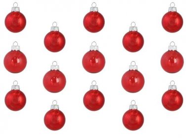 Set vianočných ozdôb mix červených farieb