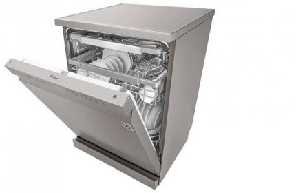 LG Front Control Smart Wi-fi Enabled Dishwasher with QuadWash™ and TrueSteam®, DFB425FP, thumbnail 9