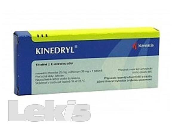 Kinedryl tbl.10 - internetová lékárna LékárnaKuklík.cz