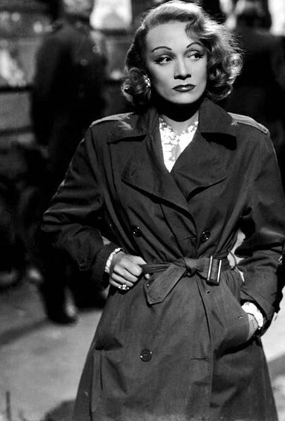 Marlene Dietrich's Trendsetting [& Trailblazing] Trenchcoat 