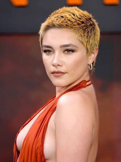 Florence Pugh's Gravity-Defying Mullet Is an '80s Dream Come True — See Photos
