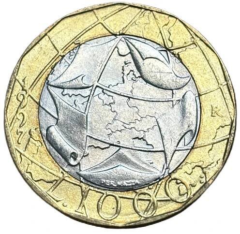 Itálie 1000 lir 1997 - Italská republika (1946 - 2001)