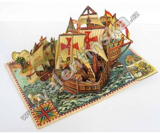Lodě Kryštofa Kolumba. Santa Maria, Nina a Pinta