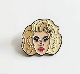 Tiffany Boxx - Face Enamel Pin