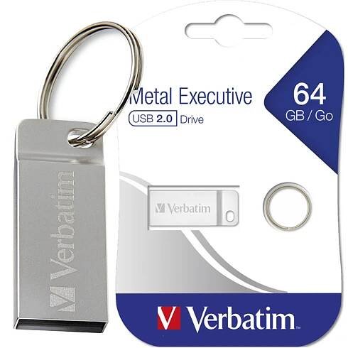 Pendrive 64 GB, USB 2.0 paměť, velmi malý, odolný, kompaktní Verbatim