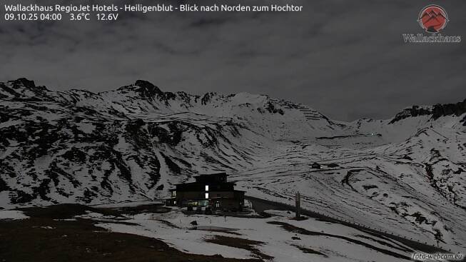 WEBkamera Grossglockner Hochalpenstrasse - Wallackhaus (směr Hochtor)
