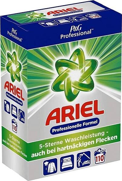 Ariel Universal+ prášek 7,15 kg 110 PD