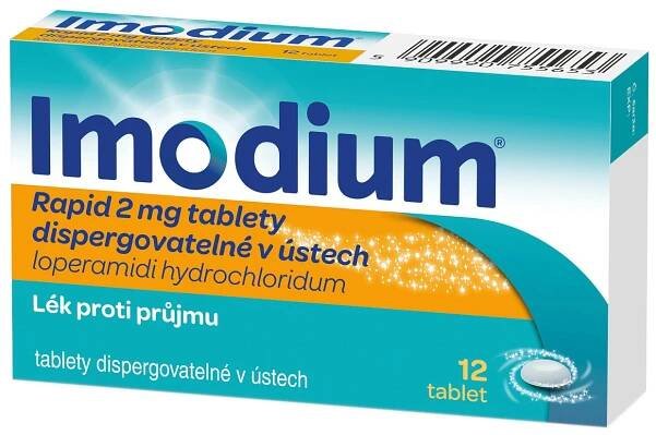 Imodium Rapid 2 mg 12 tablet od 205 Kč - srovnání cen | Leano.cz