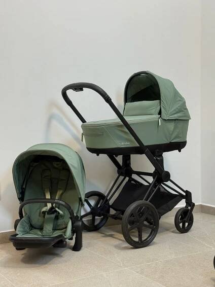 CYBEX PRIAM Matt Black/Leaf Green - Krnov - Bazar