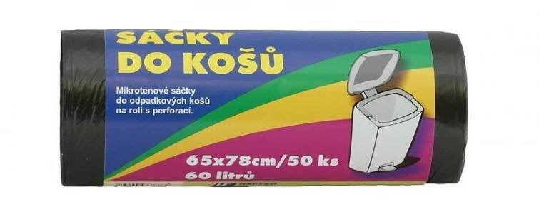 HDPE sáčky do košů SaP (silnější a pevnější) - Hafyso - obalový materiál, igelitové pytle, mikroténové sáčky