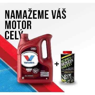 Valvoline Max Life 5W-40 4L a VIF Super Benzin Aditiv 500 ml