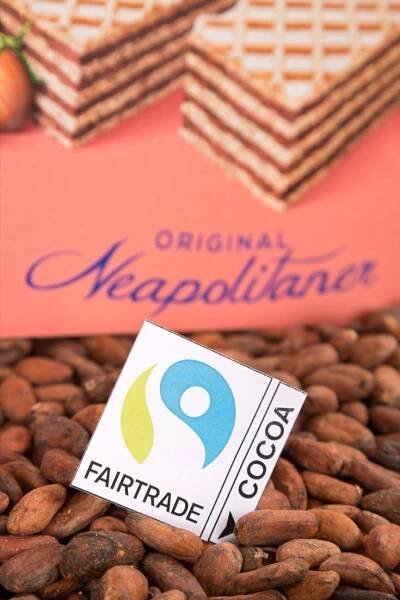 FAIRTRADE Cocoa Seal on All Manner Slices Products