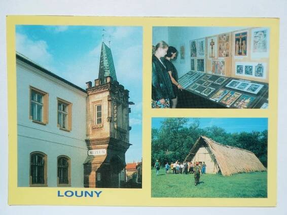 LOUNY - MUZEUM - Březno - Skanzen - Pohlednice místopis