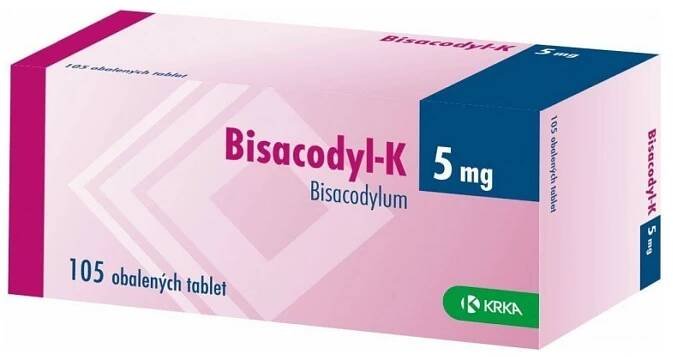 Bisacodyl-K DRG 105 x 5 mg od 150 Kč