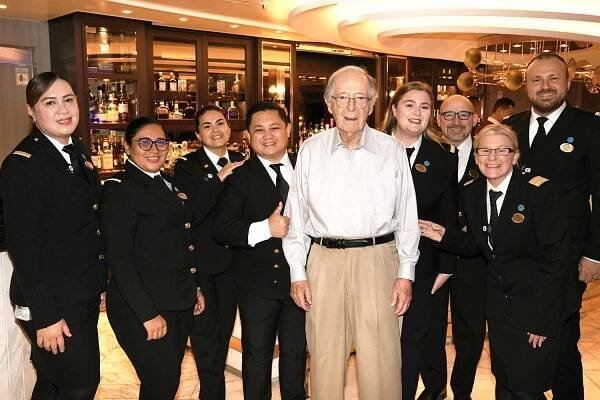 Bernie Kopell on a Princess Cruise