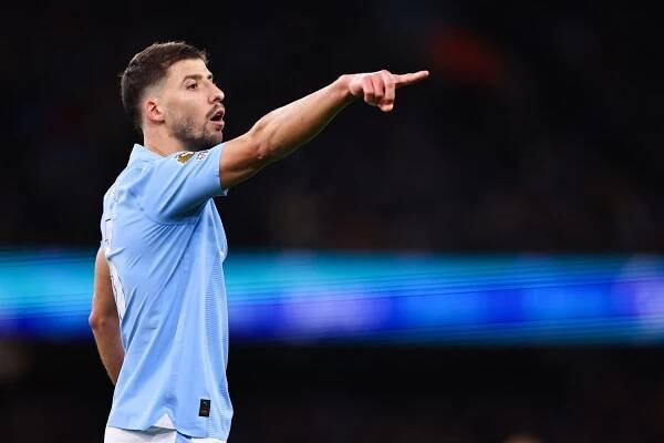 Ruben Dias of Manchester City.