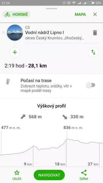jak zjistit prevyseni cesty