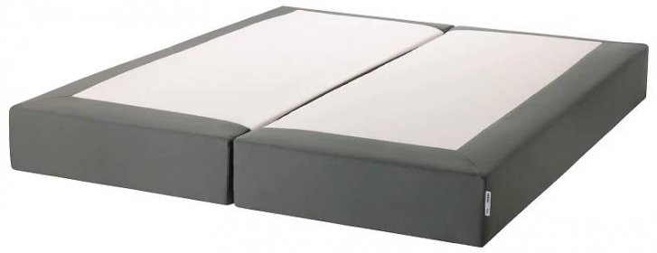 Sprung mattress base, ESPEVÄR, dark grey, 160x200 cm - IKEA