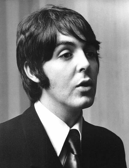 Paul McCartney in 1968