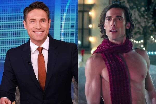 WHIT JOHNSON on GOOD MORNING AMERICA, Dustin Milligan as Jack Snowman in Hot Frosty