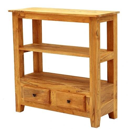 TV stolek nebo konzolový stůl Jali 90x90x35 z indického masivu palisandr