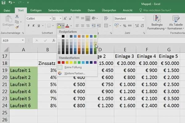 Základy práce v Excelu - Úvod pro začátečníky: 18 Práce s relativními a absolutními odkazy na buňky.