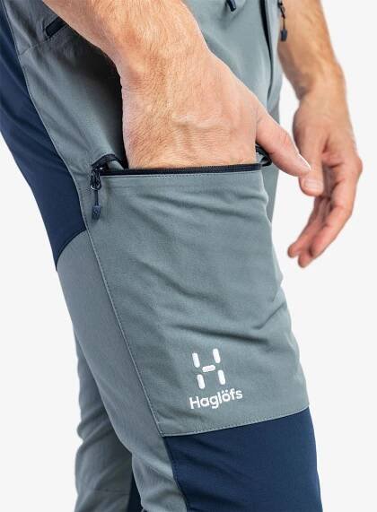 Trekové kalhoty pánské Haglofs Mid Slim Pant - steel blue/tarn blue