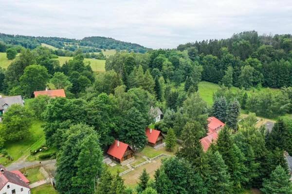 Chatky Lesná Jiřetín pod Jedlovou Exteriér fotografie
