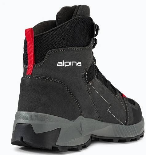 Pánské trekové boty Alpina Tracker Mid black/grey 9
