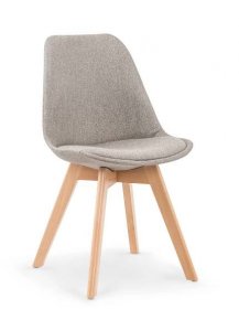 Jídelní židle K303 šedá - Dřevěné jídelní židle čalouněné