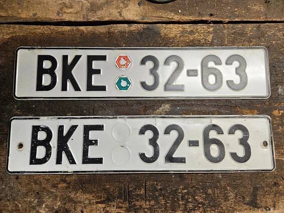 SPZ párové značka okres Blansko