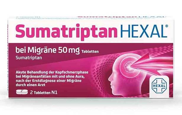 Sumatriptan Hexal aus unserer Versandapotheke liefern lassen