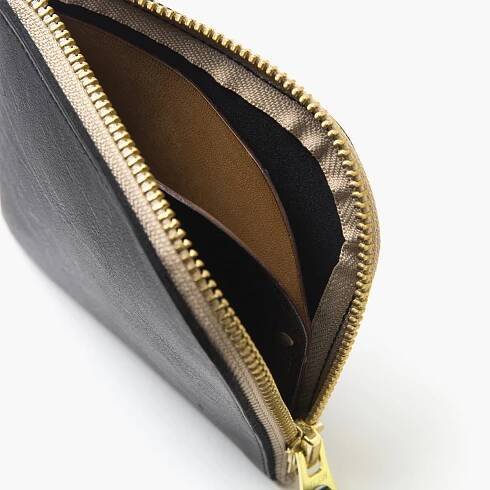 Short Zip Wallet 01 - Kudu New Black｜Products｜Anchor Bridge