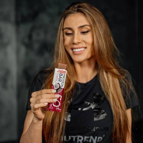 Nutrend Protein Bar 50 50 g, cookies + cream