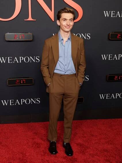 Austin Abrams at the LA premiere of Weapons in July. Photo: Reuters