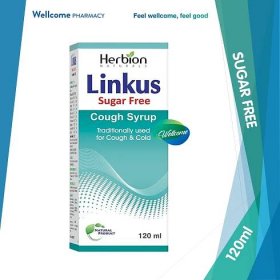 Herbion Linkus Cough Syrup (Sugar Free) for Cough & Cold - 120ml | Lazada