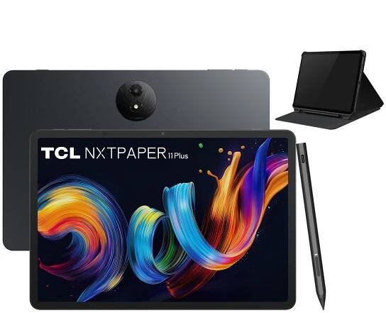 Tablet TCL NXTPAPER 11 Plus 11,5" 8GB / 256GB Dark Grey + flip case + T-pen