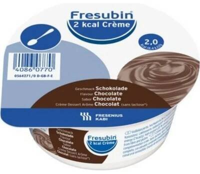 FRESUBIN 2 KCAL CREME PŘÍCHUŤ ČOKOLÁDA POR SOL 4X125G